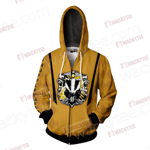 For Hufflepuff Hard Workers Were Most Worthy Of Admission Zip Up Hoodie