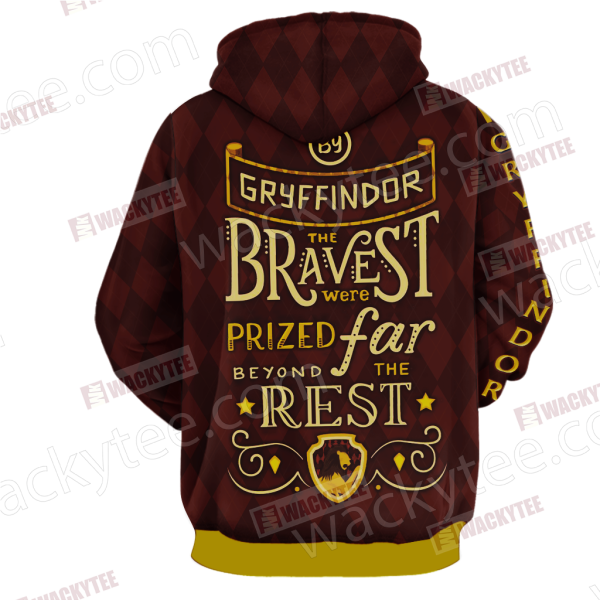 Gryffindor Bravest Were Prized Far Beyond The Rest 3D Hoodie