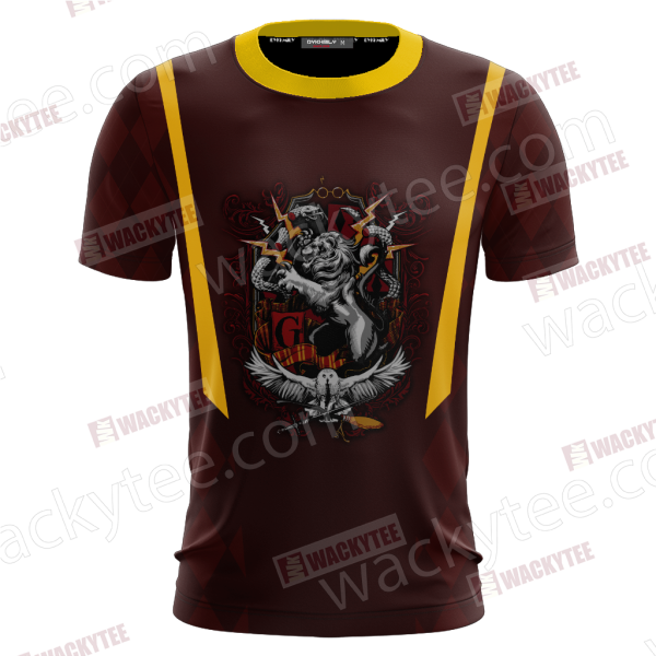 Gryffindor Bravest Were Prized Far Beyond The Rest Unisex 3D T-shirt