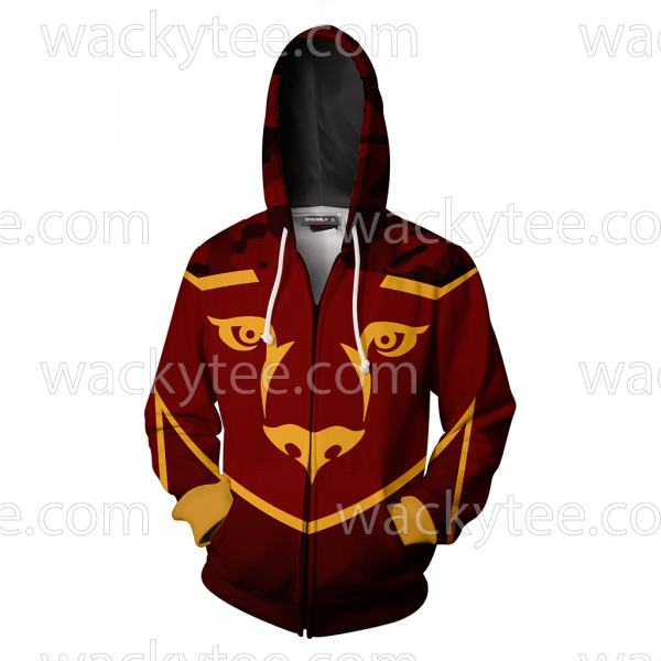 Gryffindor Let Deeds Reveal Your Heart Harry Potter Zip Up Hoodie