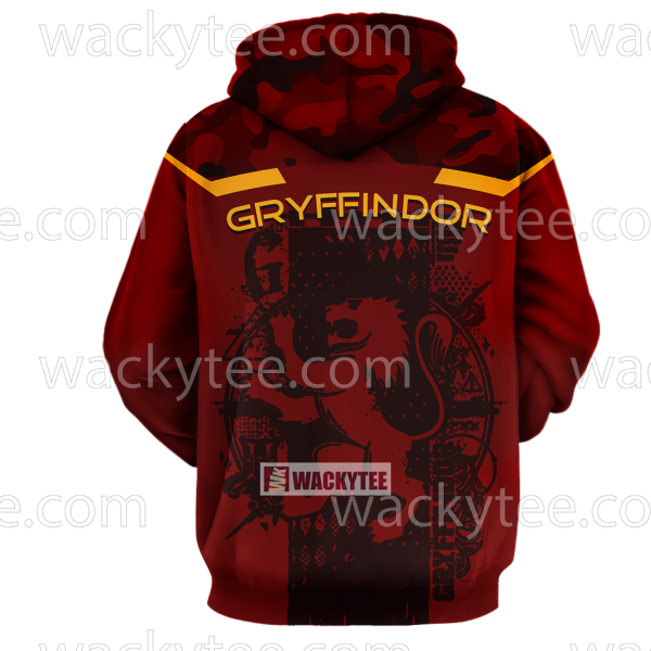 Gryffindor Let Deeds Reveal Your Heart Harry Potter 3D Hoodie