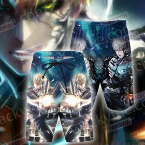 One Punch Man Genos Beach Shorts