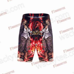 One Piece Red-Haired Shanks Beach Shorts