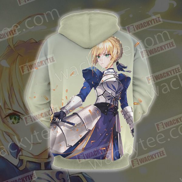 Fate/Stay Night Saber (Artoria Pendragon) 3D Hoodie