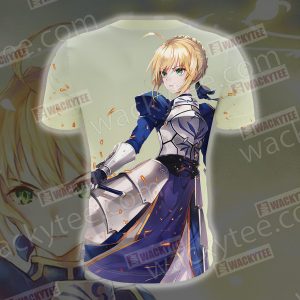 Fate/Stay Night Saber (Artoria Pendragon) Unisex 3D T-shirt