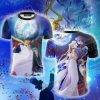 Sailor Moon And Tuxedo Unisex 3D T-shirt