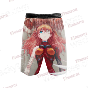 Shin Seiki Evangelion Soryu Asuka Langley Beach Shorts