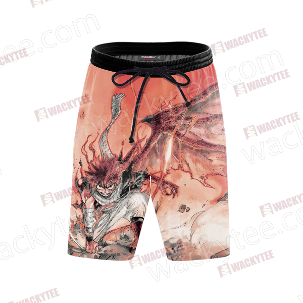 Fairy Tail: Dragon Cry Natsu Dragneel Beach Shorts