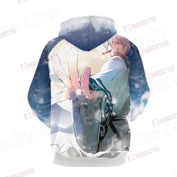 Gintama Sakata Gintoki 3D Hoodie