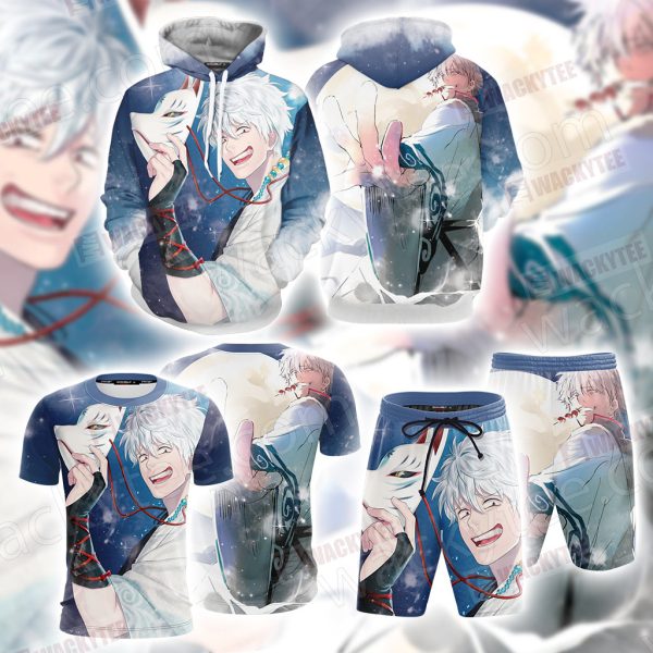 Gintama Sakata Gintoki 3D Hoodie