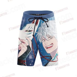 Gintama Sakata Gintoki Beach Shorts