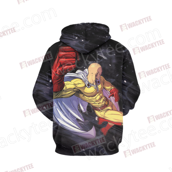 One Punch Man Saitama 3D Hoodie