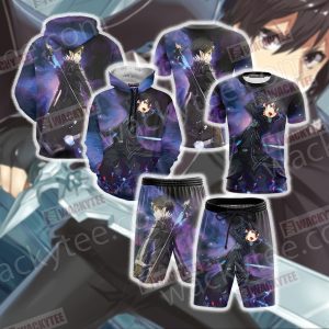 Sword Art Online Kirito 3D Hoodie