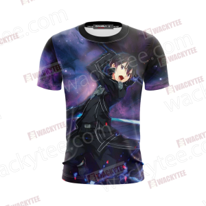 Sword Art Online Kirito Unisex 3D T-shirt