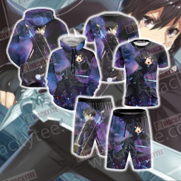 Sword Art Online Kirito Unisex 3D T-shirt