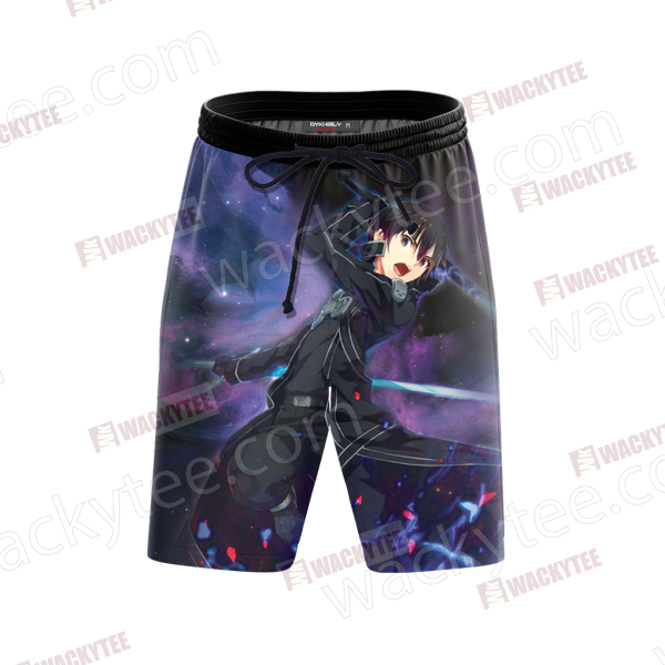 Sword Art Online Kirito Beach Shorts