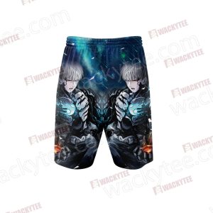 One Punch Man Genos Beach Shorts