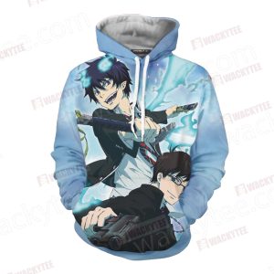 Blue Exorcist Okumura Rin and Okumura Yukio 3D Hoodie