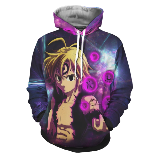 The Seven Deadly Sins Meliodas Assault Mode 3D Hoodie