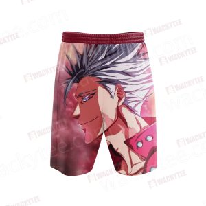 The Seven Deadly Sins Ban 3D Beach Shorts