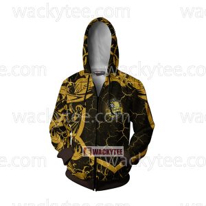 HHogwarts Loyal Like A Hufflepuff Harry Potter New  Zip Up Hoodie