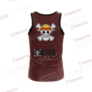 One Piece Monkey D. Luffy Minimalist 3D Tank Top