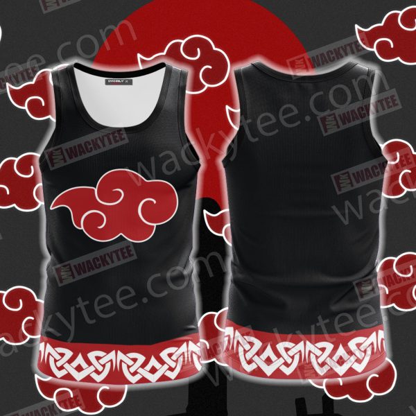 Naruto Akatsuki Symbol 3D Tank Top