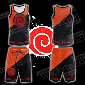 Naruto Uzumaki Clan Symbol 3D Tank Top