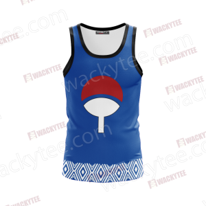 Naruto Uchiha Clan Symbol 3D Tank Top