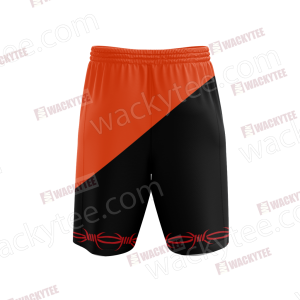 Naruto Uzumaki Clan Symbol 3D Beach Shorts