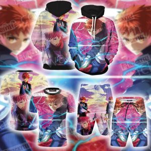 Fate/Stay Night Emiya Shirou 3D Hoodie