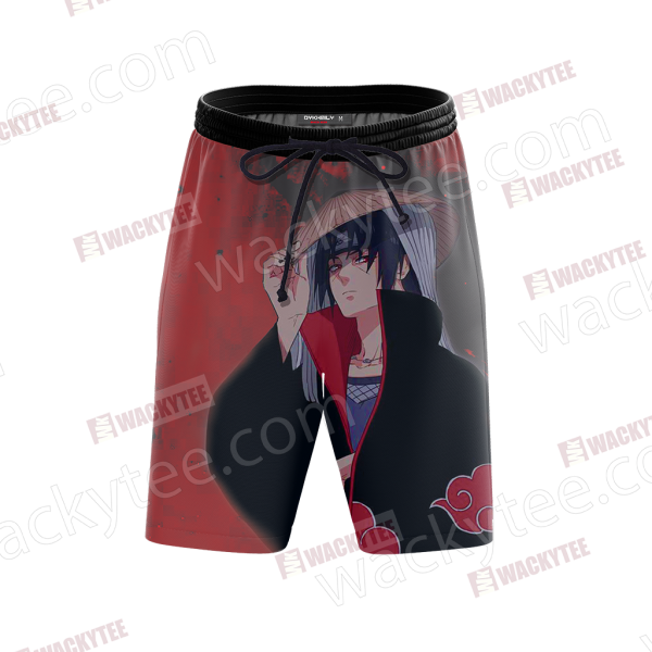 Naruto Uchiha Itachi New Look 3D Beach Shorts