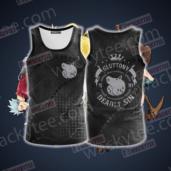 The Seven Deadly Sins - Gluttony Unisex 3D Tank Top