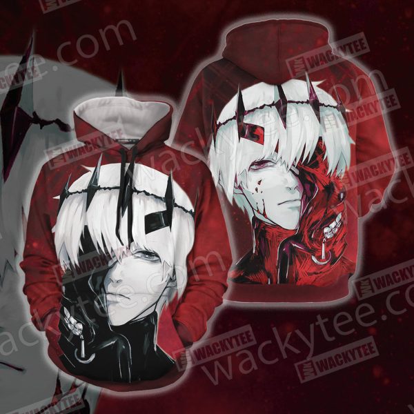 Tokyo Ghoul Kaneki Ken New Look Unisex 3D Hoodie