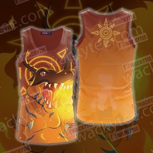 Digimon Greymon 3D Tank Top