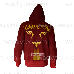 Gryffindor Let Deeds Reveal Your Heart New Zip Up Hoodie