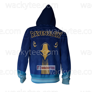 Ravenclaw The Doors Of Wisdom Are Never Shut New Zip Up Hoodie