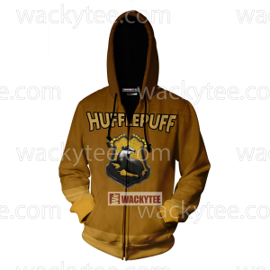 Hufflepuff My Honor Is My Loyalty New Zip Up Hoodie