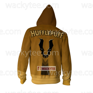 Hufflepuff My Honor Is My Loyalty New Zip Up Hoodie