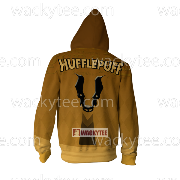 Hufflepuff My Honor Is My Loyalty New Zip Up Hoodie