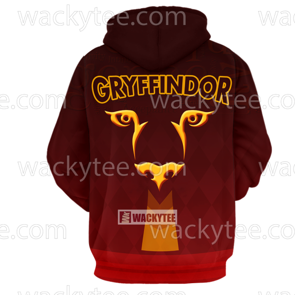 Gryffindor Let Deeds Reveal Your Heart New 3D Hoodie