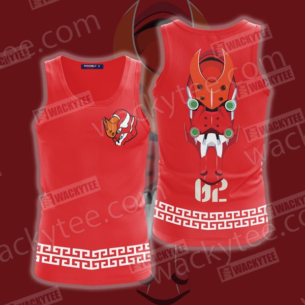 Neon Genesis Evangelion EVA02 3D Tank Top