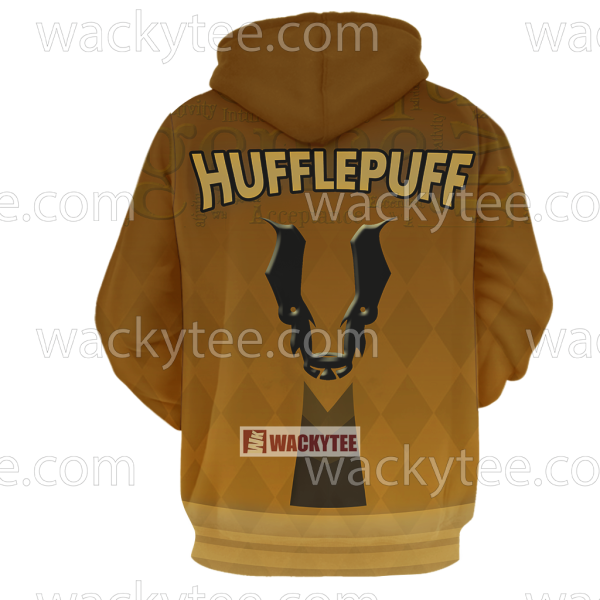 Hufflepuff My Honor Is My Loyalty New 3D Hoodie