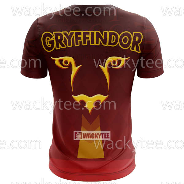 Gryffindor Let Deeds Reveal Your Heart New Unisex 3D T-shirt