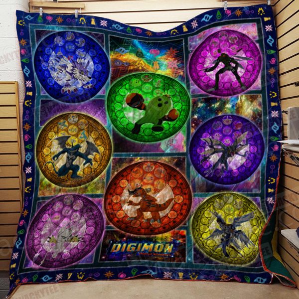 Digimon 3D Quilt Blanket