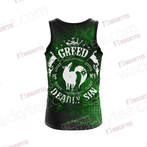 The Seven Deadly Sins - Greed Unisex 3D Tank Top