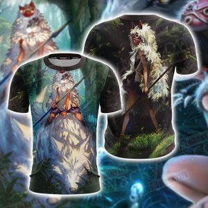 Princess Mononoke Unisex 3D T-shirt