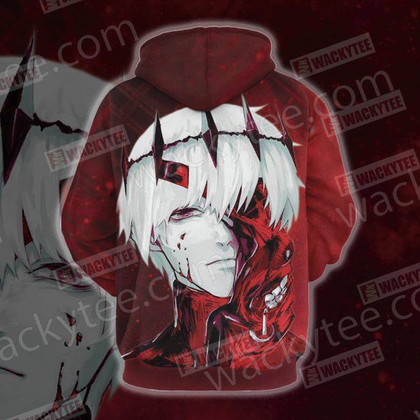 Tokyo Ghoul Kaneki Ken New Look Unisex 3D Hoodie