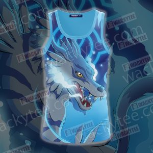 Digimon Garurumon 3D Tank Top