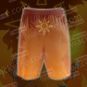 Digimon Greymon 3D Beach Shorts